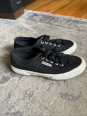 Superga Black Canvas sneaker
